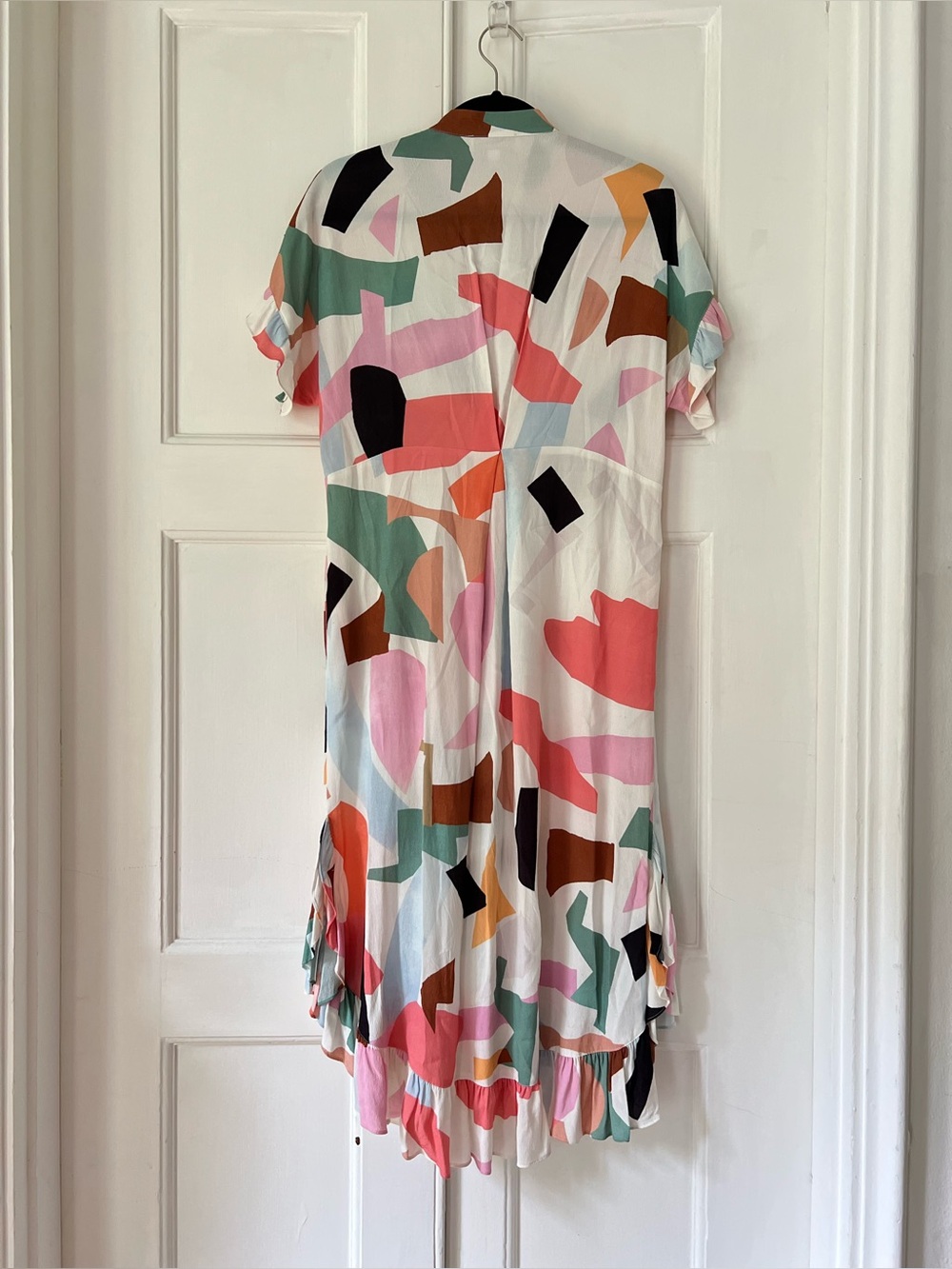 Anthropologie x Corey Lynn Calter | Abstract Print Midi Dress | Multicolored, XS - Picture 4 of 7